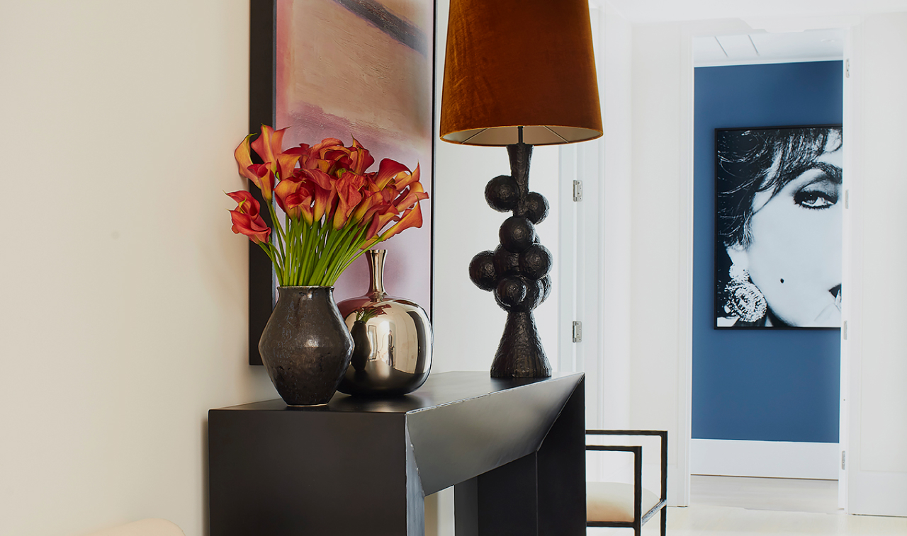 modern colourful interior