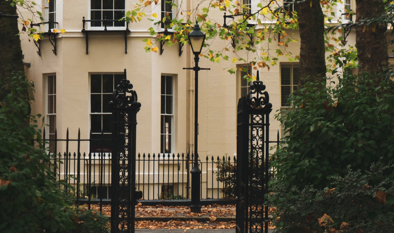 outside of a London house
